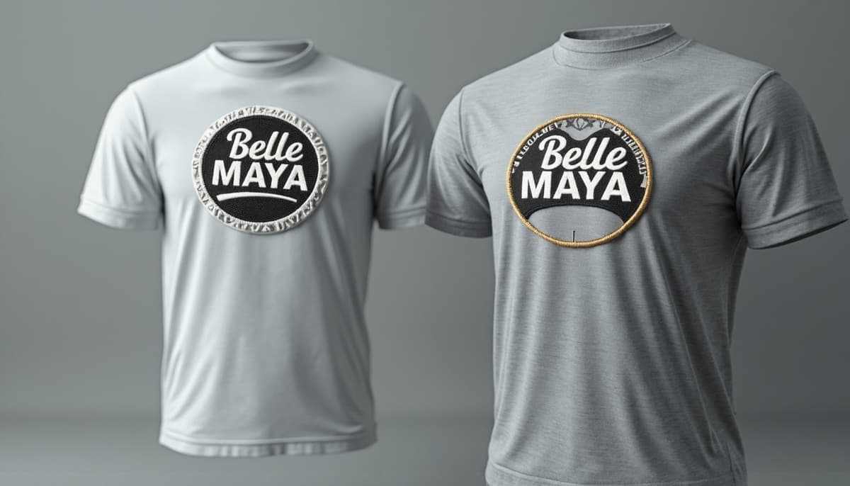 Professional DTF and screen printing equipment at Belle Maya Prints showing comparison of printing methods